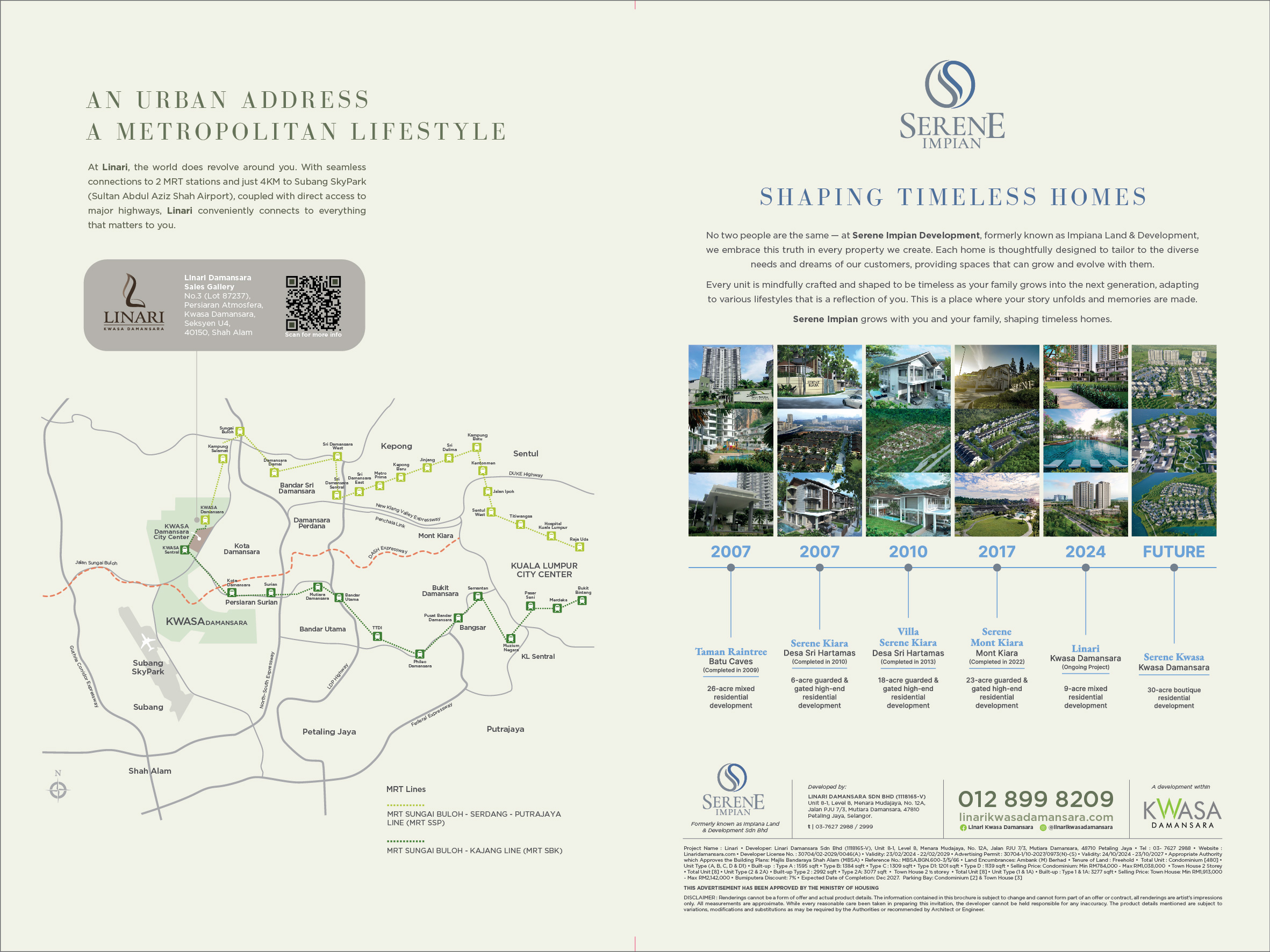 Linari location map